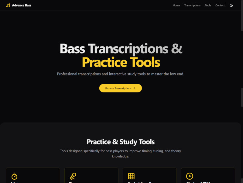 Screenshot of Advance Bass