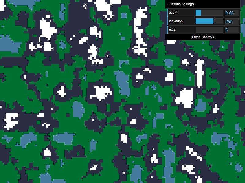 Screenshot of Perlin Noise Terrain